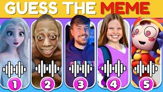 🎵🔥GUESS THE MEME most popular memes  Mrbeast iShowSpeed That One Guy [upl. by Davina601]