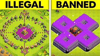 Clash of Clans Most Unbelievable Bases [upl. by Hamid598]