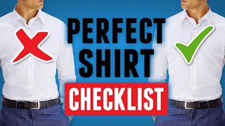 The Perfect Shirt Checklist  How To Buy An Amazing Looking Shirt RMRS Style Videos [upl. by Priscella]