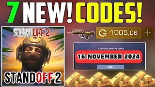 WEEKEND CODE 2024 😍 STANDOFF 2 REDEEM CODES NOVEMBER 2024  STANDOFF 2 CODES 2024  STANDOFF 2 CODES [upl. by Chapman]