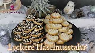 Leckere HaselnussTaler 😍Einfache und Schnelle Weihnachtsplätzchen🎄 [upl. by Dickman]