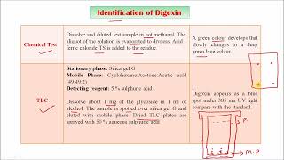 Digoxin Part 02  Industrial Production Isolation Method Estimation and Utilization Part 06 [upl. by Kralc397]