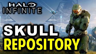 Repository Skull Location  Halo Infinite Collectibles Guide [upl. by Mohsen82]