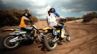 TwoWheeled Time Machines Racing Vintage Motocross  RideApart [upl. by Olegnaid]