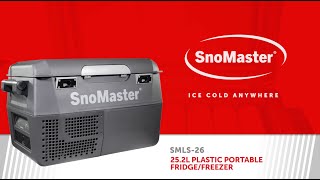 SnoMaster SMLS26 252L Plastic Portable FridgeFreezer [upl. by Lucien]