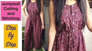 Jumpsuit Cutting and Stitching JumpsuitDangaree Dress Cutting and Stitching [upl. by Sarina]