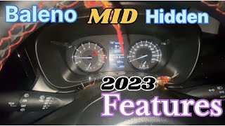 New Maruti Baleno Instrument cluster hidden features 2023Baleno zetaAlfa [upl. by Harold]