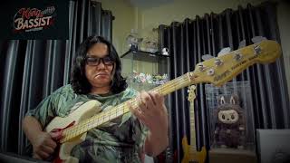 Maya JPap white Custom on Board Modified play Bass Riff 2004 Song by KengBassist [upl. by Sandra345]