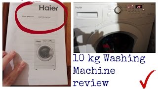 Haier HW1001479N 10Kg Washing Machine Review [upl. by Castillo]