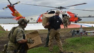 Coast Guard Provides Aid to Utuado Puerto Rico HD [upl. by Fesoy]