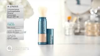 Colorescience Sunforgettable Mineral Sunscreen Brush SPF 30 on QVC [upl. by Lolita]