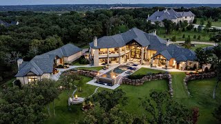 This 55M Transitional Masterpiece with over 12000 SF of living unlike any residence in Oklahoma [upl. by Evita]