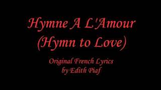 Hymne a LAmour  Instrumental with English Translation [upl. by Granoff]