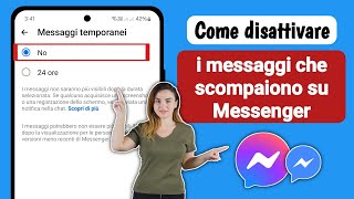 Come disattivare i messaggi che scompaiono su Messenger  2024 [upl. by Ronym]