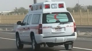 Chevy Tahoe Ambulance near Abu Dhabi no response [upl. by Duster414]