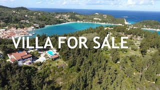 Villa for sale  Villa Panorama in Lakka Paxos [upl. by Idnic623]