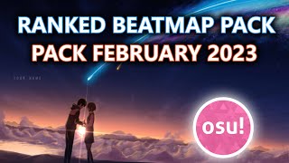 Osu All STD Ranked Beatmap Pack February 2023 [upl. by Jezebel58]