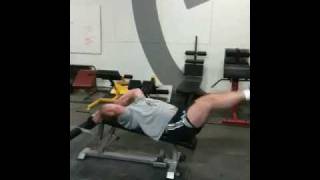 Eliteftscom  Exercise Index Decline Leg Raise With Hip Lift [upl. by Alyakem]