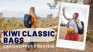 Craghoppers Kiwi Classic Review  20L Rolltop Backpack and Waistpack  AD [upl. by Phila]