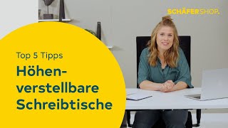 Höhenverstellbarer Schreibtisch Worauf Du unbedingt achten solltest  Top 5 Tipps [upl. by Niven226]