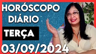 HOROSCOPO DO DIA PREVISAO DIARIA 03 09 2024 SIGNOS Cigana Carmencita [upl. by Netsirt]