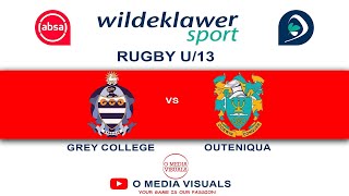 2022 Wildeklawer Sport u13 Rugby  Grey College vs Outeniqua [upl. by Anitsrihc]