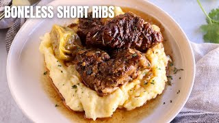 BRAISED BONELESS SHORT RIBS  Easy Recipe  Jehan Can Cook [upl. by Castra]