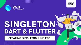 Flutter Singleton class  How to create singleton in Dart [upl. by Jeff]