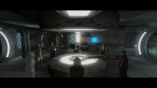 KotOR 2 Extended Enclave Ebon Hawk Scene with Handmaiden and Disciple [upl. by Tremaine]