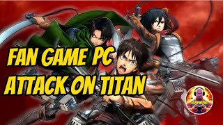 Juego Fan Game attack on titan para pc [upl. by Alegnasor]