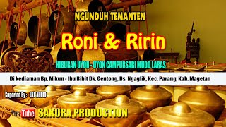 PART 2  NGUNDUH TEMANTEN quotRONI amp RIRINquot  LNJ AUDIO  UYON  UYON  NGAGLIK 4 DESEMBER 2024 [upl. by Gretel]