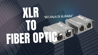 UNBOXING  Audio To Fiber Optic Extender XLRFO Tembus 20 KM [upl. by Fortunio]