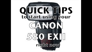 Connecting a Canon 580exII speedlite to your Canon 5D MKII [upl. by Odrarej494]