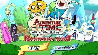 Adventure Time with Finn amp Jake  RIGHTEOUS QUEST Cartoon Network Games [upl. by Glorianna]