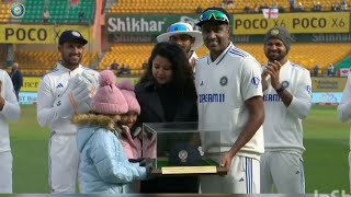 Ravichandran Ashwin emotional Speech before 100th Test matchs today Ravichandran Ashwin interview [upl. by Sikes]