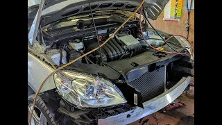 Mercedes B Class air conditioning leak amp condenser replacement [upl. by Arahc]