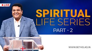 SPIRITUAL LIFE SERIES  PART 2  Bethel AG Church  Rev Johnson V  10th November 2024 [upl. by Aiek]