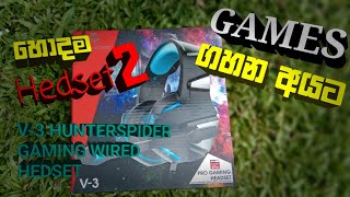 Hunterspider Gaming headst unboxing GAMING WITH DIDU [upl. by Lise36]