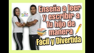 ACTIVIDADES para la LECTORESCRITURA  Enseñar a LEER y ESCRIBIR a un NIÑO  método Rápido Y Fácil [upl. by Junko]