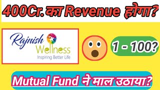 😱🔥400 Cr का Revenue 😱Rajnish Wellness Share Latest News 🔥 Rajnish Wellness Share News Today 🔥 [upl. by Inohs]