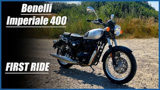 Benelli Imperiale 400  First Ride [upl. by Lindberg]