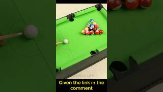 Mini Pool Table Game shorts youtubeshorts Pool Snooker Billiards [upl. by Ekenna]