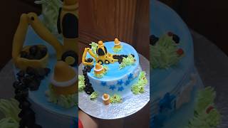 J C B theme cake for kids reels cake viralvideo shortsvideo [upl. by Gudren]