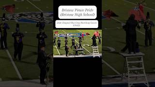 Bristow Pirate Band Bristow High School 2024 Glenpool BlueGrey Marching Classic FINALS [upl. by Denbrook]