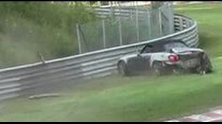 Hard Honda S2000 CRASH Nordschleife Nürburgring Unfall Touristenfahrten 13082015 [upl. by Eddana]