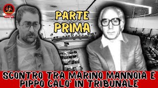 Scontro tra Marino Mannoia e Pippo Calò in tribunale Roma 1994 PARTE PRIMA [upl. by Luciana]