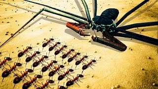 BIGGEST SPIDER in the WORLD Fights a Huge Ant Army in Empires of the Undergrowth [upl. by Annirtak]