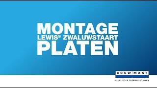 Bouwmaat legt uit Montage van Lewis Zwaluwstaart platen [upl. by Elston]