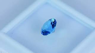 440ct Natural Electric Blue Topaz Custom Cut [upl. by Hopkins]