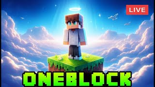 Minecraft Live Playing ONEBLOCK with My Subscribers shorts shortsfeed minecraft [upl. by Itsym]